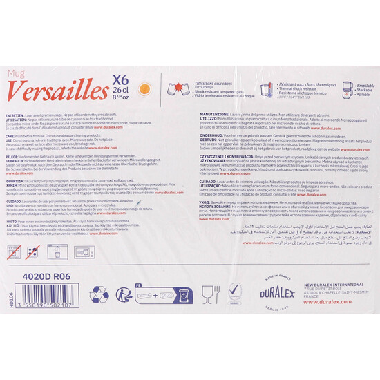 MUG APILABLE 26CL AMBAR “VERSAILLES” image 4