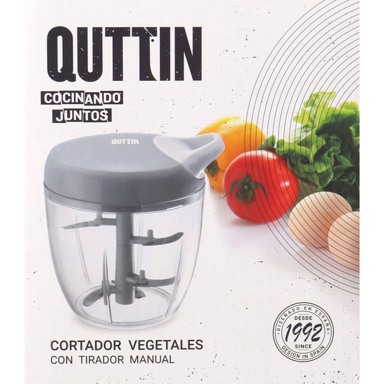CORTADOR VEGETALES TIRADOR 14X15CM QUTTIN image 1