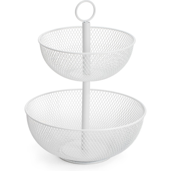 CESTA METAL FRUTERO DOBLE 31X31X41C CONFORTIME image 2