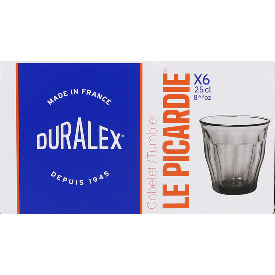 SET 6 VASOS 25CL GRIS PICARDIE image 2