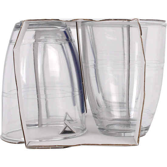 SET 4 VASOS TRANSPARENTE 360CC GIGOGNE image 2