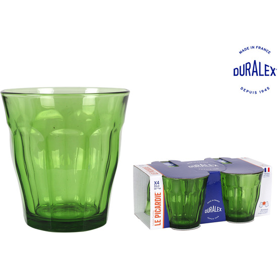 SET 4 VASO 31CL VERDE PICARDIE image 0