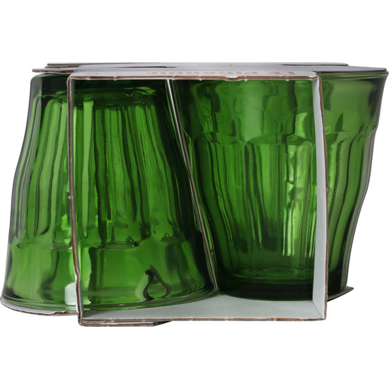 SET 4 VASOS 25CL VERDES PICARDIE image 2