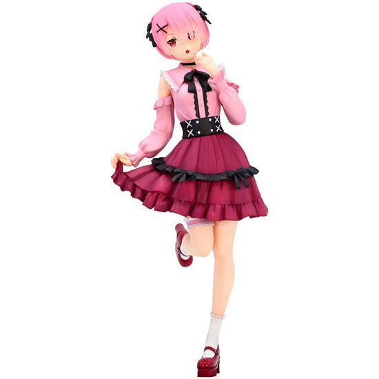 FIGURA REM GIRLY OUTFIT PINK RE:ZERO STARTING LIFE IN ANOTHER WORLD 21CM image 0