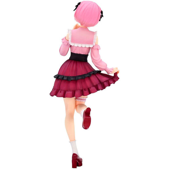 FIGURA REM GIRLY OUTFIT PINK RE:ZERO STARTING LIFE IN ANOTHER WORLD 21CM image 3