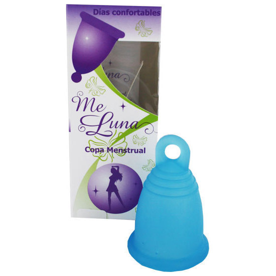 COPA MENSTRUAL CLASICA ANILLA AZUL MEDIANA image 1