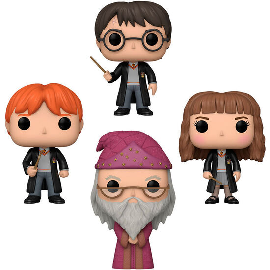 BLISTER 4 FIGURAS POP HARRY POTTER EXCLUSIVE image 1