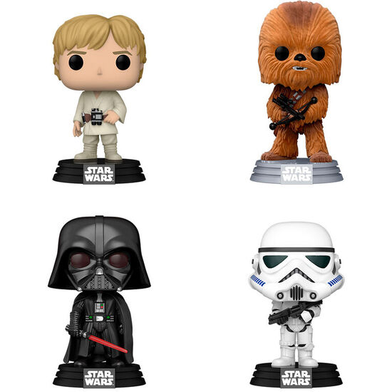 BLISTER 4 FIGURAS POP STAR WARS NEW CLASSICS EXCLUSIVE image 1