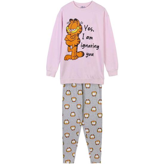 PIJAMA LARGO COTTON BRUSHED GARFIELD image 0