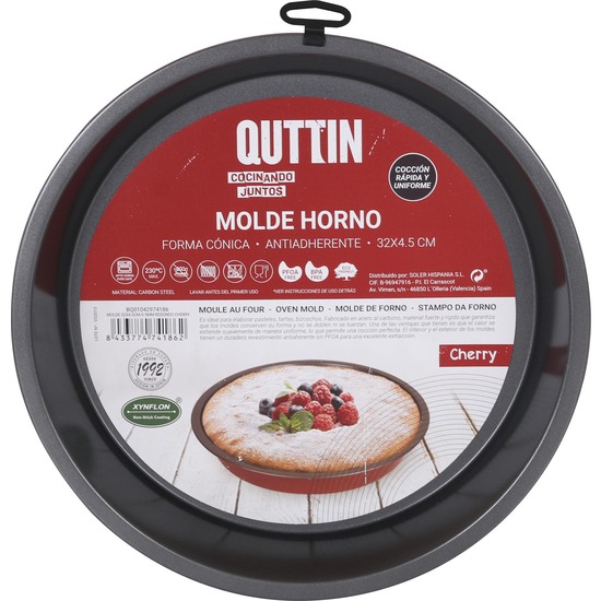 MOLDE 32X4.5CM/0.5MM REDONDO CHERRY QUTTIN image 1