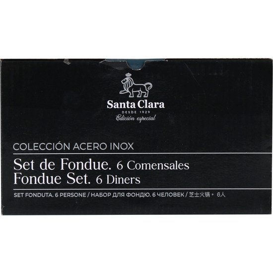FONDUE ACERO INOX 6 COMENS. SANTA CLARA image 3