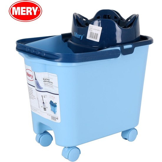 BUCKET 14L W/WHEELS+AUTOM.WRINGER  image 1