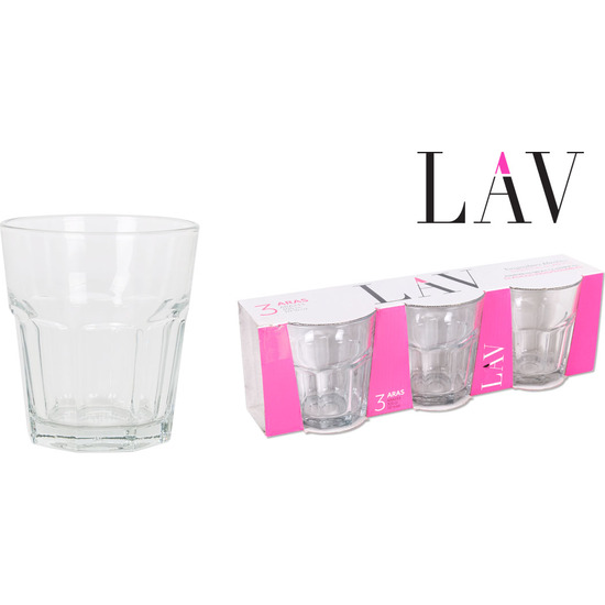 SET 3 WATER GLASSES 305CC  image 0