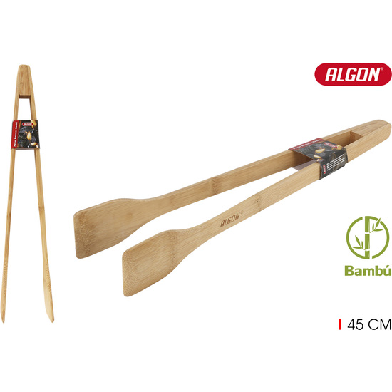 PINZA BARBACOA BAMBU 45CM ALGON image 1