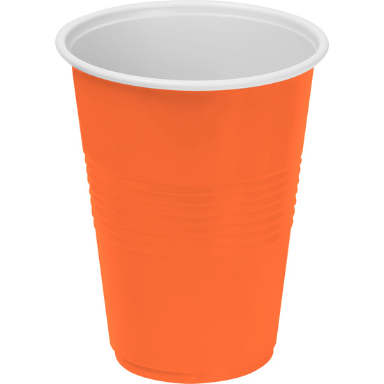 SET-10 VASO BICOLOR NARANJA-BL 450 ALGON image 2