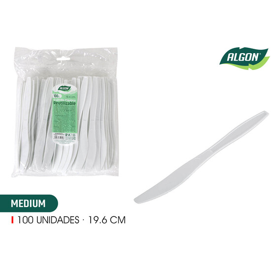 SET-100 CUCHILLO MEDIUM 19.6CM ALGON image 0