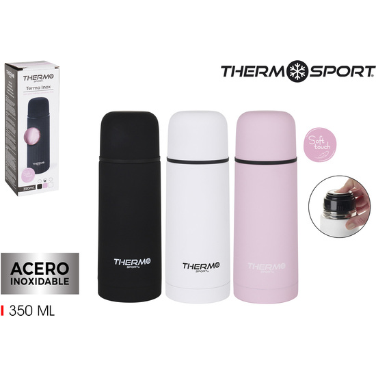 TERMO INOX 350ML SOFT TOUCH 3-SURT THERMOSPORT. image 0