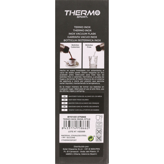 TERMO INOX 350ML STYLE THERMOSPORT image 2