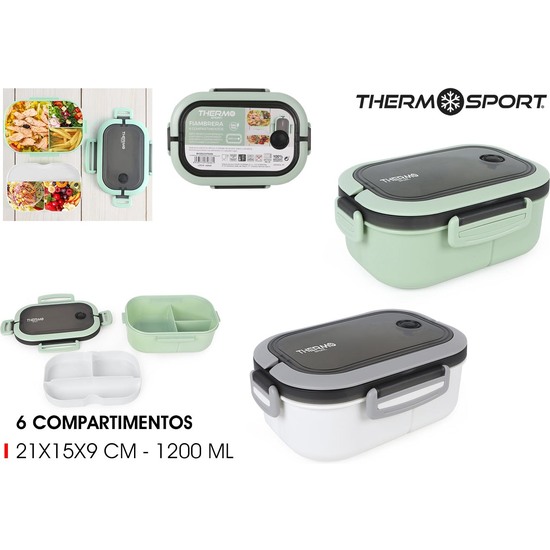 FIAMBRERA 6 DEPARTAMENTOS RECTANGUL THERMOSPORT image 0