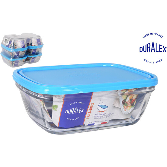 (SP) FIAMBRERA RECT. 1.7L TAPA AZUL FRESHBOX image 0