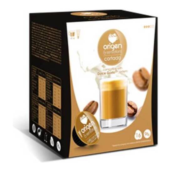 CORTADO ORIGEN SENSATIONS, 16 CÁPSULAS COMPATIBLES DOLCE GUSTO image 0