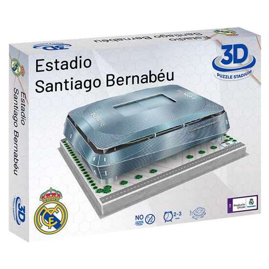 PUZZLE 3D ESTADIO SANTIAGO BERNABÉU REAL MADRID C.F CON LUZ image 0