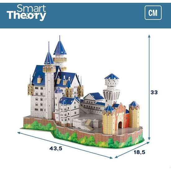 PUZZLE 3D NEW SWAN CASTLE 95 PIEZAS. 43,5X18,5X33 CM image 4