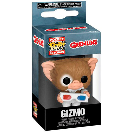 LLAVERO POCKET GREMLINS GIZMO WITH 3D GLASSES image 1