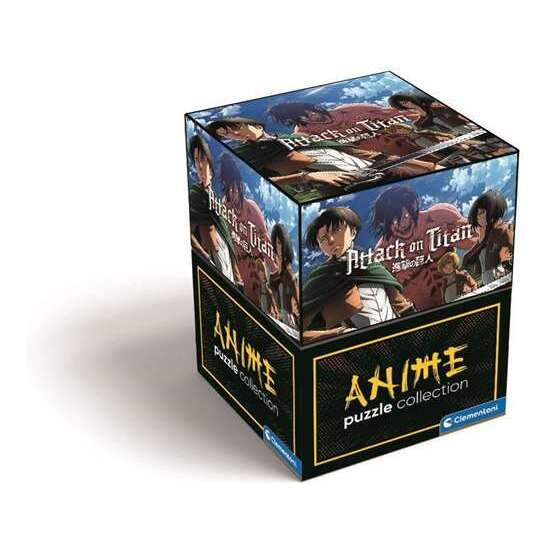 PUZZLE ATTACK ON TITANS. FORMATO CUBO 500 PIEZAS image 0