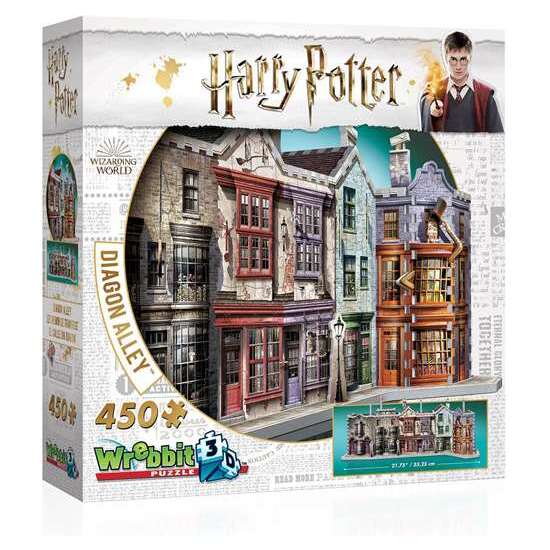 PUZZLE 3D 450 PIEZAS HARRY POTTER DIAGON ALLEY image 1