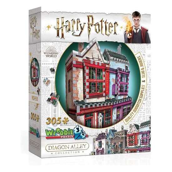 PUZZLE 3D 305 PIEZAS HARRY POTTER TIENDA DE SUMINISTROS QUIDDITCH SUPPLIES, SLUG Y JIGGERS image 2