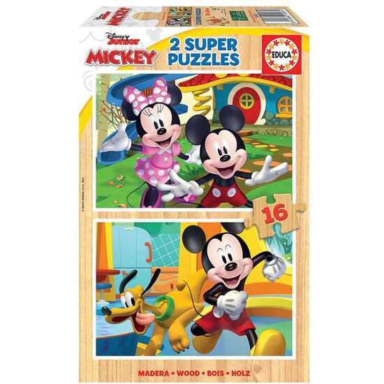 PUZZLE MICKEY Y MINNIE 2X16 image 3