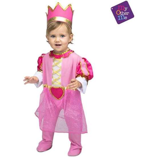 DISFRAZ PRINCESA ROSA BEBÉ TALLA 7-12 M image 0