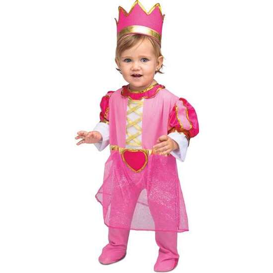 DISFRAZ PRINCESA ROSA BEBÉ TALLA 7-12 M image 1