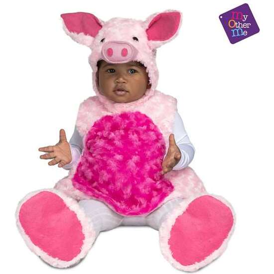 DISFRAZ BEBÉ CERDITO PELUCHE TALLA 12-24 MESES image 1