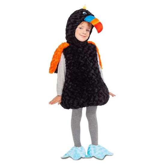 DISFRAZ TUCÁN PELUCHE VESTIDO, GORRO Y PATUCOS TALLA 5-6 AÑOS image 1