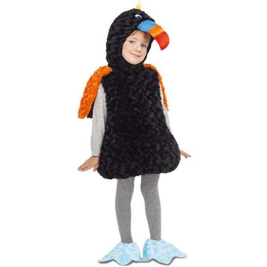 DISFRAZ BEBÉ TUCÁN PELUCHE VESTIDO, GORRO Y PATUCOS TALLA 12-24 MESES image 0
