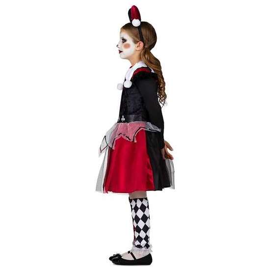 DISFRAZ ARLEQUINA ROJA TALLA 7-9 AÑOS image 2