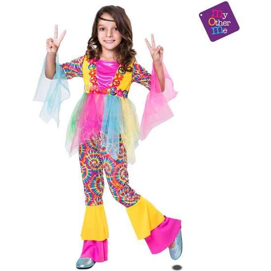 DISFRAZ HIPPIE GIRL TALLA 7-9 Y image 0