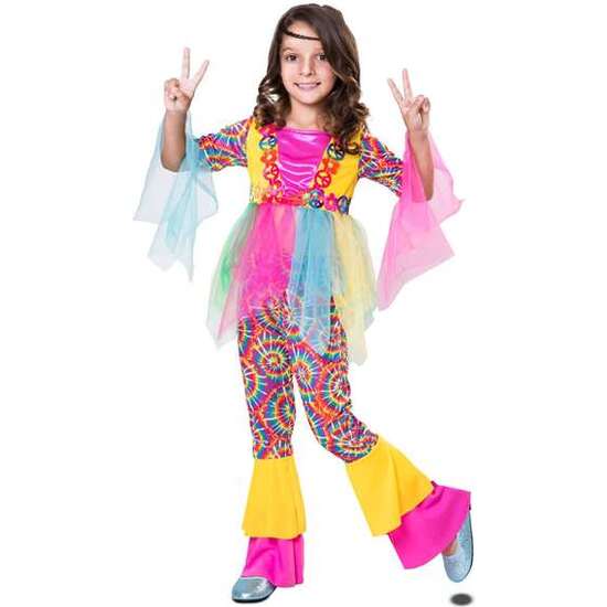 DISFRAZ HIPPIE GIRL TALLA 7-9 Y image 1