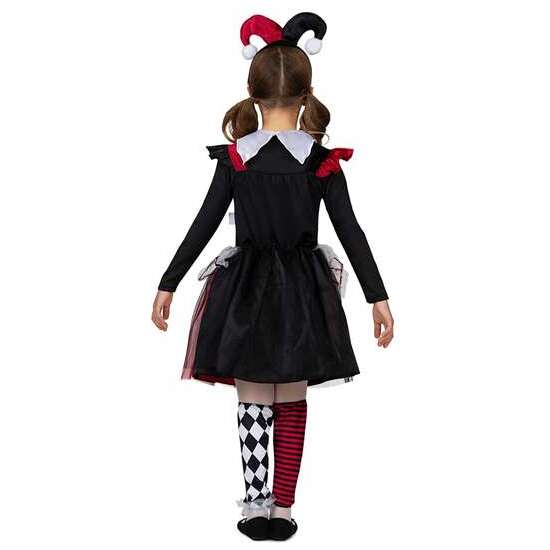 DISFRAZ ARLEQUINA ROJA TALLA 5-6 AÑOS image 2