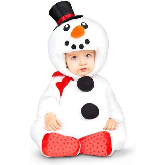 DISFRAZ BEBÉ MUÑECO DE NIEVE TALLA 12-24 MESES image 0