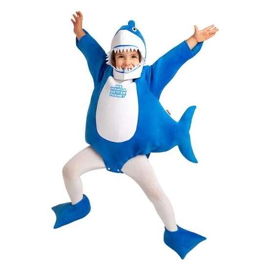 DISFRAZ TIBURÓN AZUL TALLA 3-4 AÑOS image 1