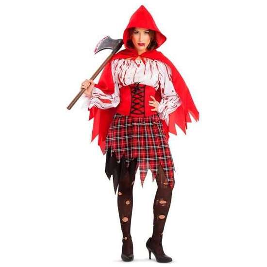 DISFRAZ CAPERUCITA ROJA ENSANGRENTADA TALLA XL image 0