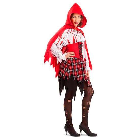 DISFRAZ CAPERUCITA ROJA ENSANGRENTADA TALLA XL image 1