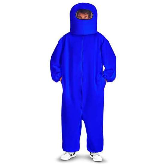 DISFRAZ AMONG US IMPOSTOR BLUE XL (ESCAFANDRA Y TRAJE CON CREMALLERA Y BOLSILLOS) image 0