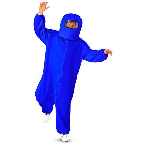 DISFRAZ AMONG US IMPOSTOR BLUE XL (ESCAFANDRA Y TRAJE CON CREMALLERA Y BOLSILLOS) image 4