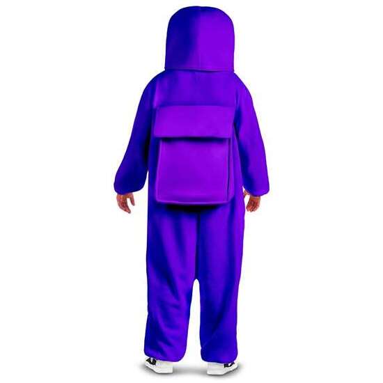 DISFRAZ AMONG US IMPOSTOR PURPLE XL (ESCAFANDRA Y TRAJE CON CREMALLERA Y BOLSILLOS) image 2