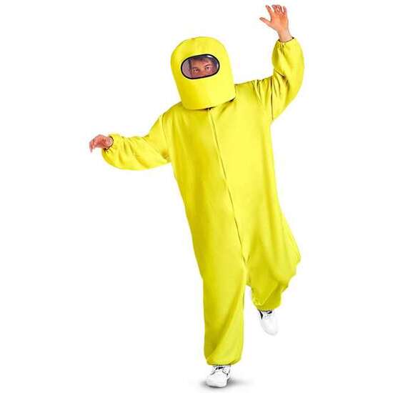 DISFRAZ AMONG US IMPOSTOR YELLOW ML (ESCAFANDRA Y TRAJE CON CREMALLERA Y BOLSILLOS) image 3