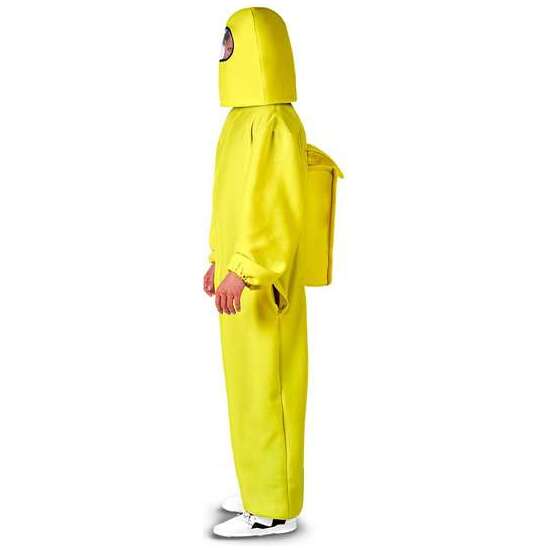 DISFRAZ AMONG US IMPOSTOR YELLOW ML (ESCAFANDRA Y TRAJE CON CREMALLERA Y BOLSILLOS) image 4